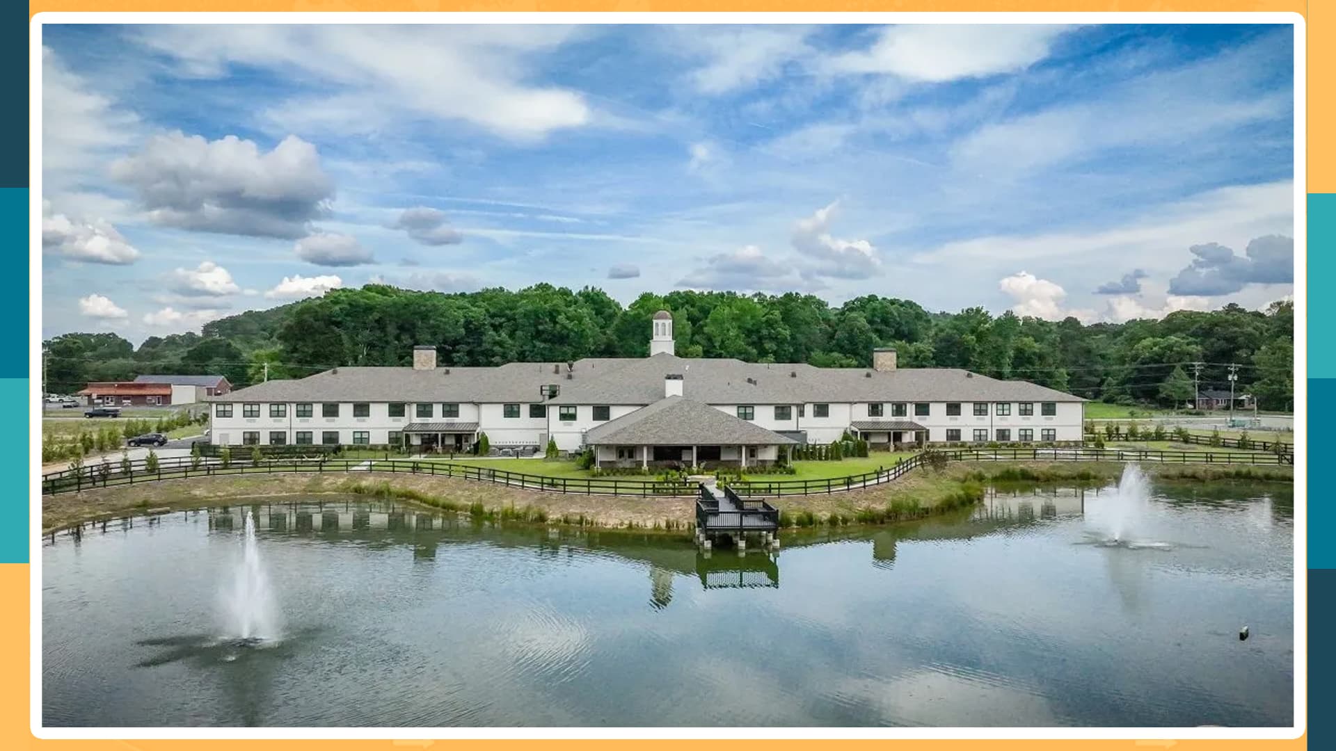 Independent Living Campus with Scenic Pond