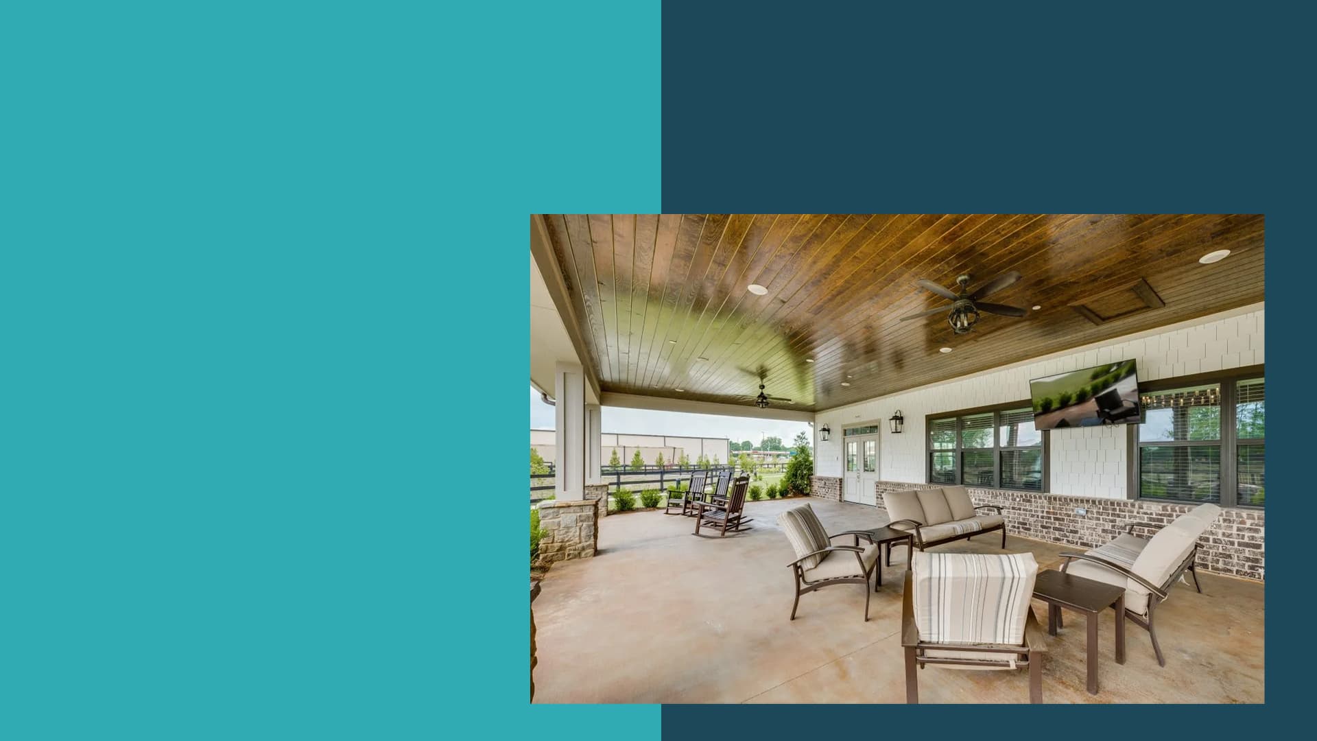 Covered Outdoor Terrace