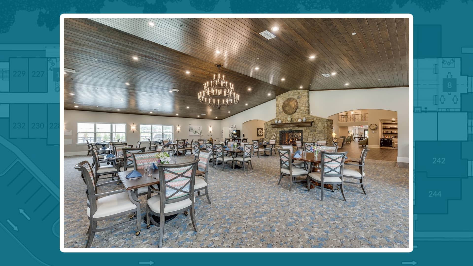 Elegant Community Dining Room