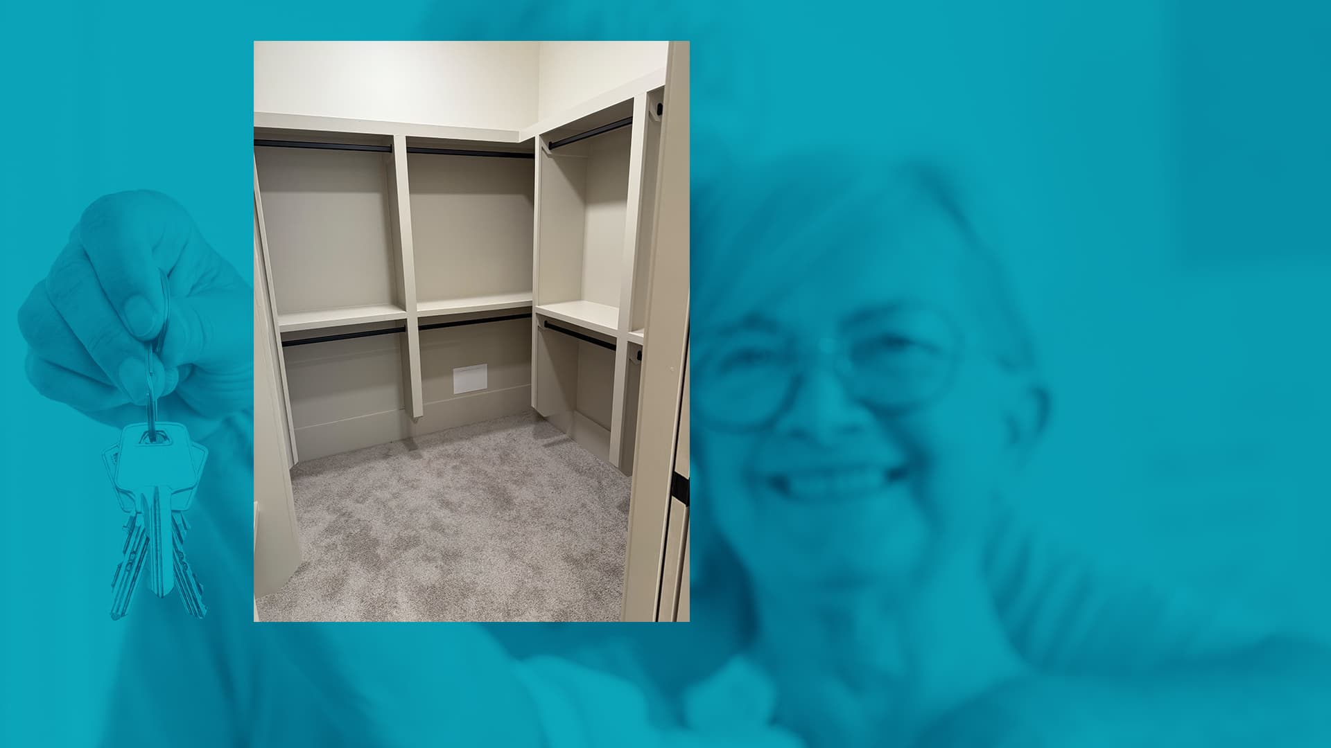 Spacious Walk-In Closet